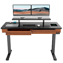 Компьютерный стол EUREKA ED-I55 Walnut