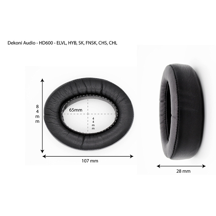 Амбушюры Dekoni Audio Elite Sheepskin Ear Pad Set for Sennheiser HD600 - рис.1