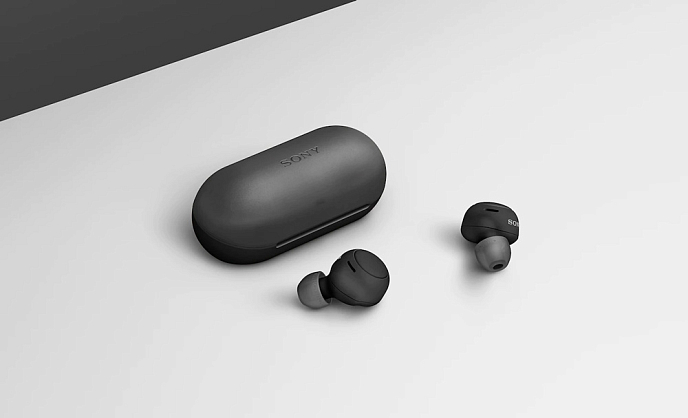 Беспроводные наушники Sony WF-C500 Black - рис.5