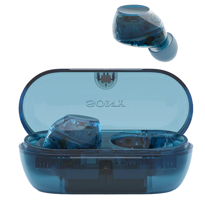 Беспроводные наушники Sony WF-C710N Transparent Blue - рис.2