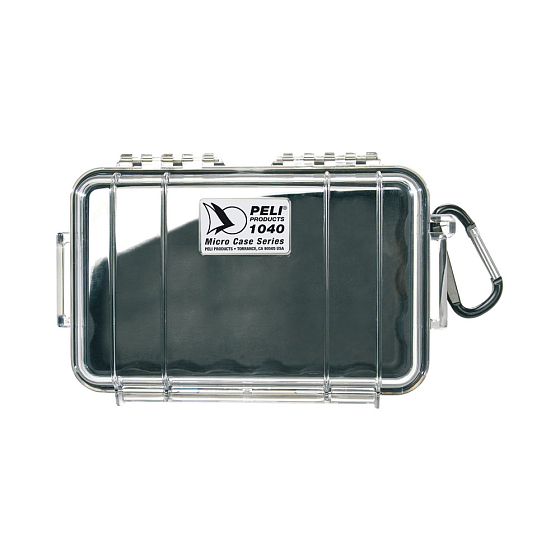 Чехлы для хранения Pelican 1040 Micro Case Black Clear - рис.0