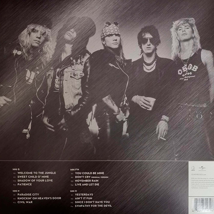 Виниловая пластинка Guns N Roses Greatest Hits (Red/Black Splatter) LP - рис.4