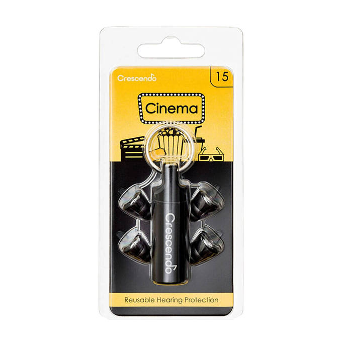 Беруши Dynamic Ear Company Crescendo Cinema 15 Black - рис.0