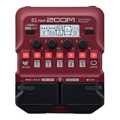 Процессор эффектов Zoom B1 Four Red