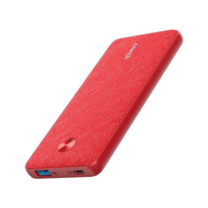Внешний аккумулятор Anker PowerCore Sense 10000 PD Fabric Red - рис.0