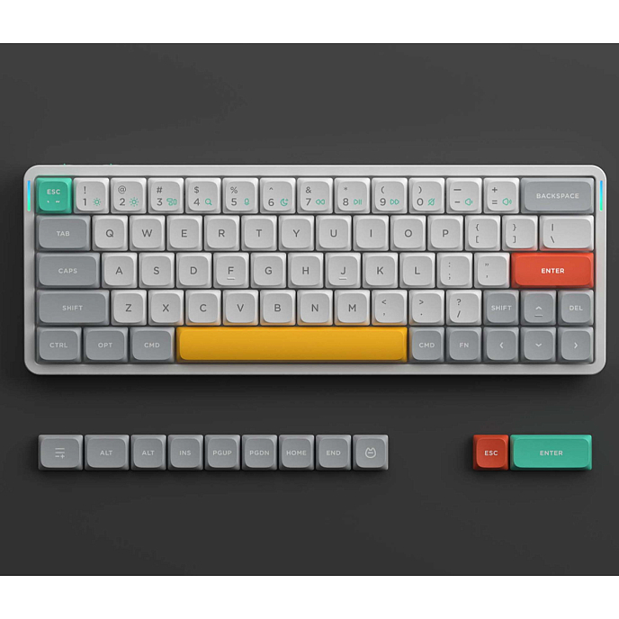 Клавиатура NuPhy Air60 V2 Moss Switch Iconic White - рис.4