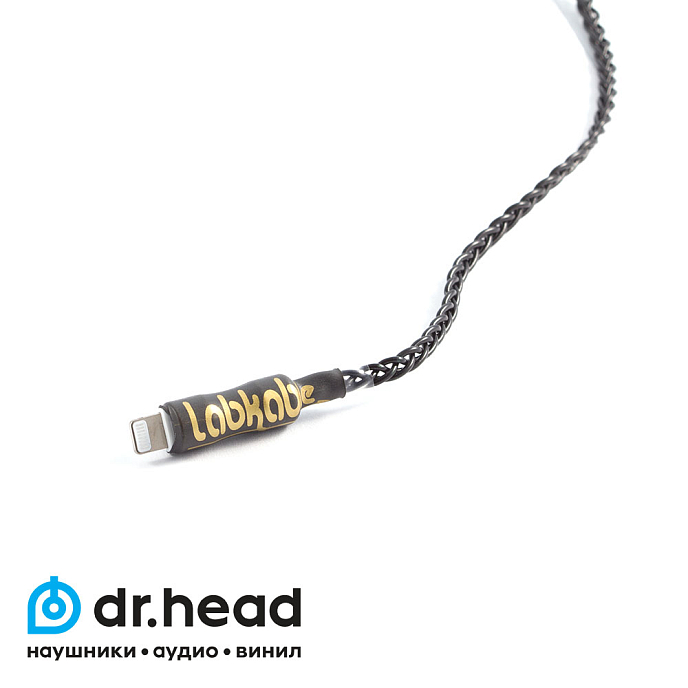 Кабель Labkable Silver Black 2pin - lightning - рис.3