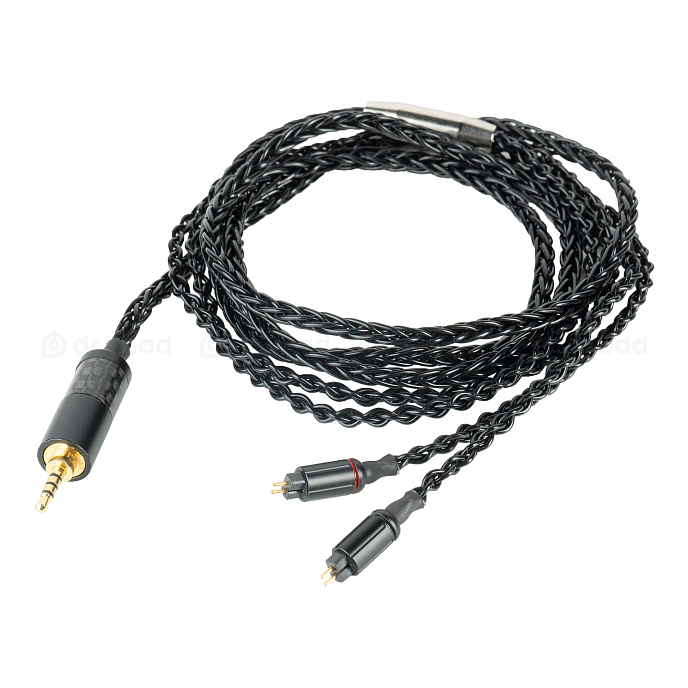 Кабель HeadMade IEM 2-pin - 2.5mm Black 1.2m - рис.0