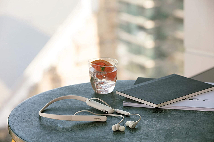 Беспроводные наушники Sony WI-1000XM2 Gold - рис.8