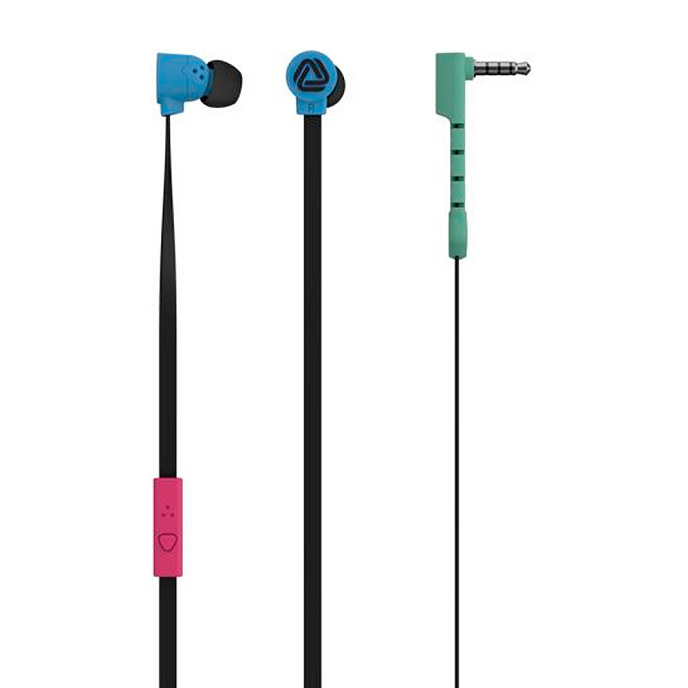Наушники Coloud POP Blocks Black/Cyan - рис.0