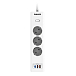 Сетевой фильтр Philips CHP4336BB/51 White 3m - рис.2