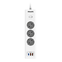 Сетевой фильтр Philips CHP4336BB/51 White 3m