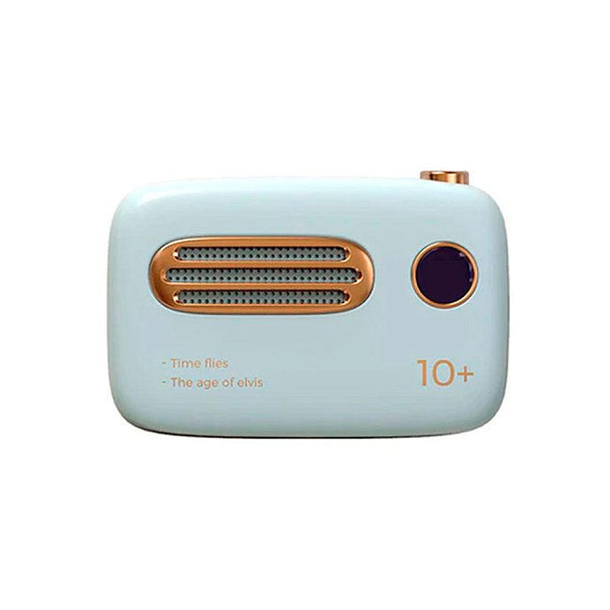 Внешний аккумулятор Xiaomi Mao-Xin Retro Mobile Power Light Blue - рис.0
