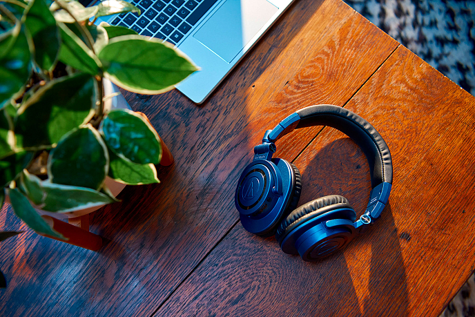 Наушники полноразмерные Audio-Technica ATH-M50xBT2 Deep Sea - рис.9