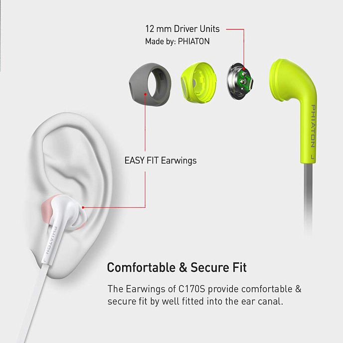 Наушники Phiaton by Cresyn C170S Green - рис.8