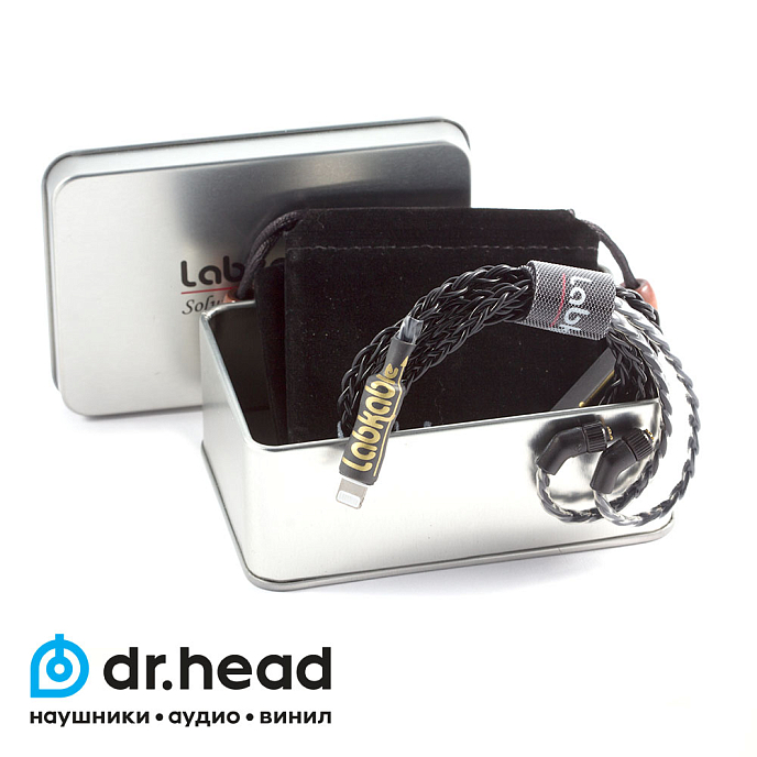 Кабель Labkable Silver Black 4pin JH - Lightning with bass control - рис.4