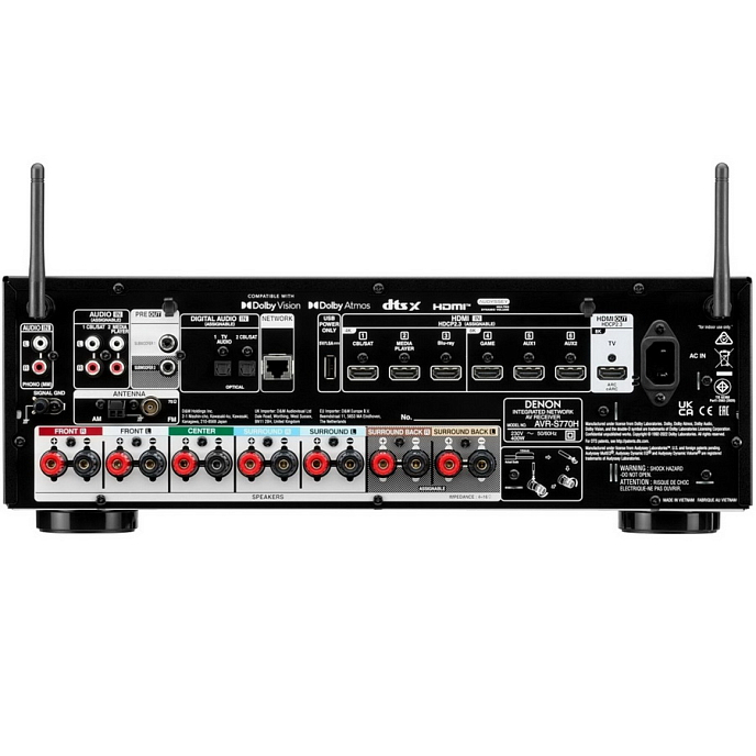 Ресивер Denon AVR-S770H Black - рис.5