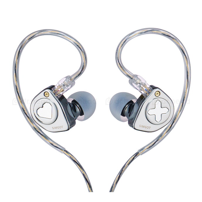 Наушники внутриканальные SIMGOT EW300 Silver - рис.0