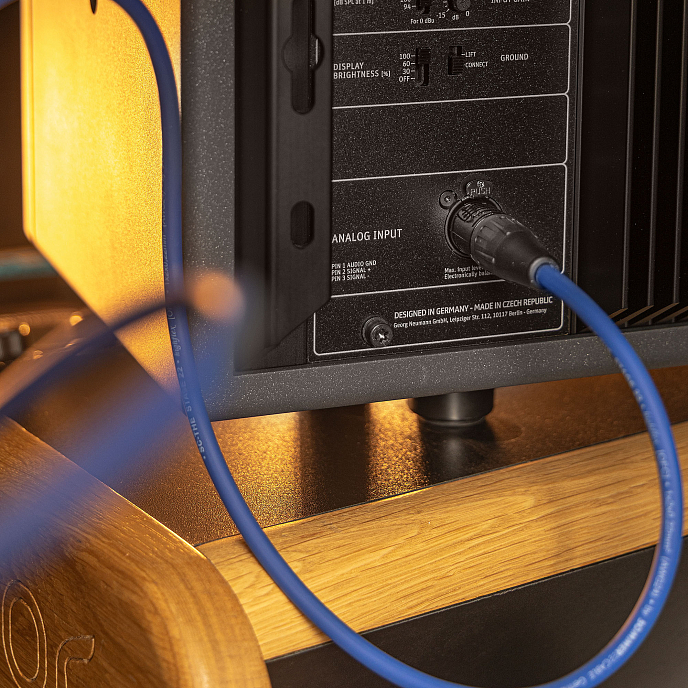 Кабель HeadMade Pro XLR-M - 6.3mm stereo Blue 3m - рис.4