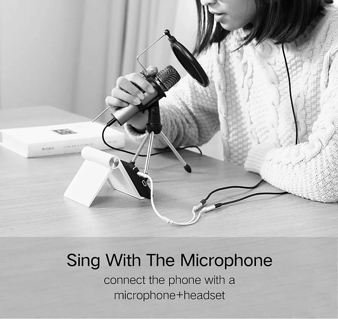 Кабель Ugreen AV141 Headphone Splitter 3.5mm - рис.3