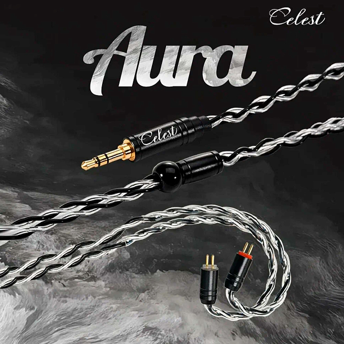 Кабель Celest Aura 2-pin 3.5mm Black - рис.3