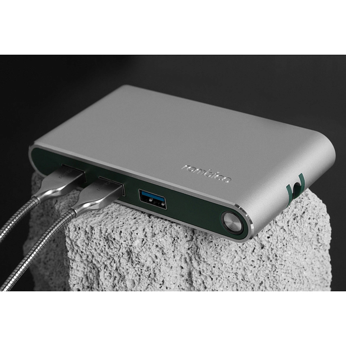 USB HUB Rombica USB-C Hermes Green - рис.4