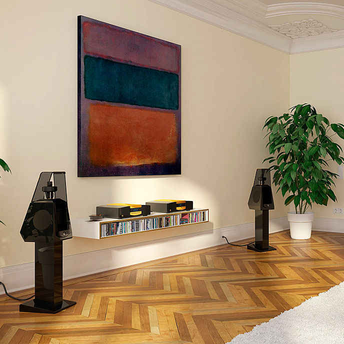 Стойки под акустику MBL 126 RC Stand Satin White - рис.1