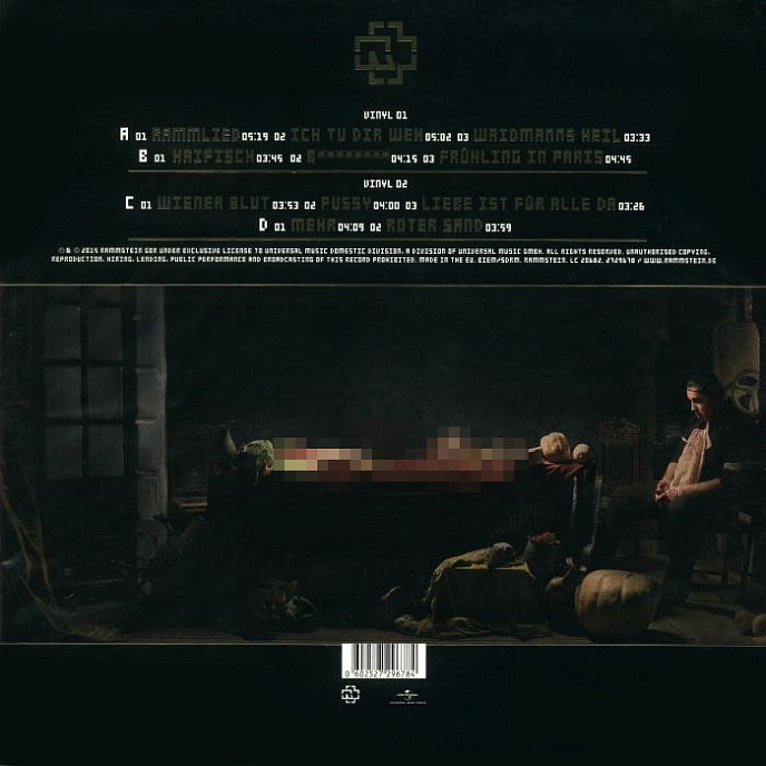 Виниловая пластинка Rammstein Liebe Ist Fur Alle Da - 2LP - рис.1