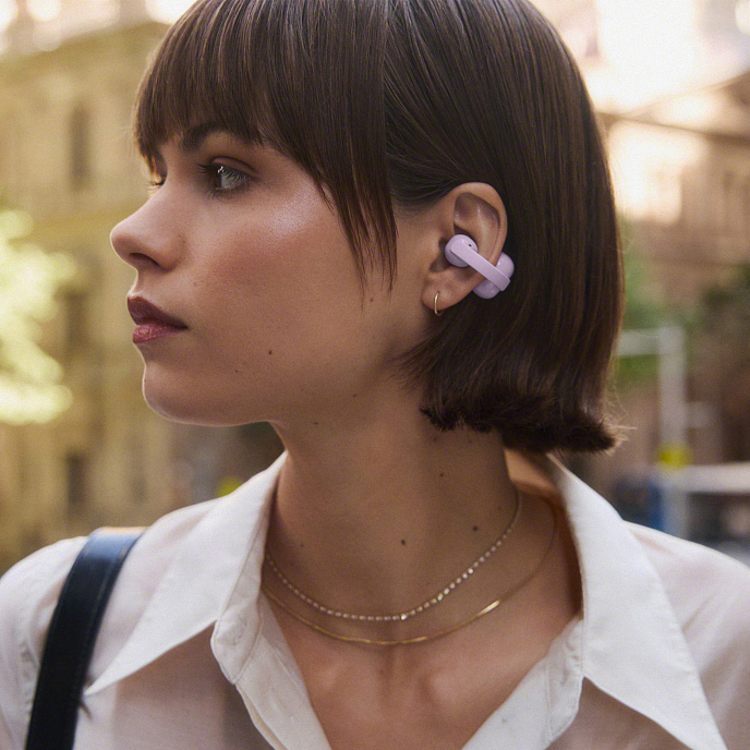 Беспроводные наушники Sony LinkBuds Clip Lavender - рис.8