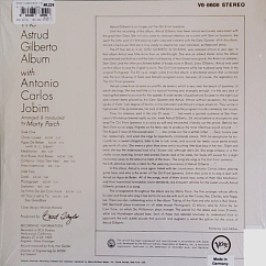 Виниловая пластинка Astrud Gilberto - The Astrud Giberto Album (Translucent Light Marble Blue) LP