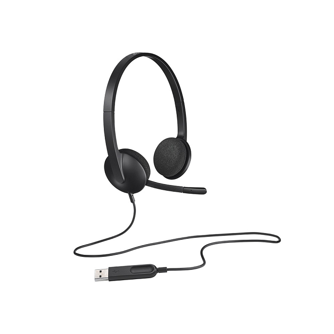 Гарнитура Logitech Headset H340 USB Black - рис.4