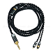 Кабель HeadMade IEM 2-pin - 3.5mm Black 1.2m - рис.0
