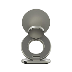 Беспроводная зарядка Magssory Signature Disc Pro Qi2 Titan 3in1 for Apple