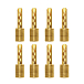 Разъём Wireworld Uni-Term Gold Bananas Set of 8 - рис.0