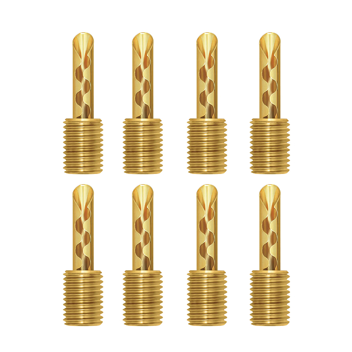 Разъём Wireworld Uni-Term Gold Bananas Set of 8 - рис.0