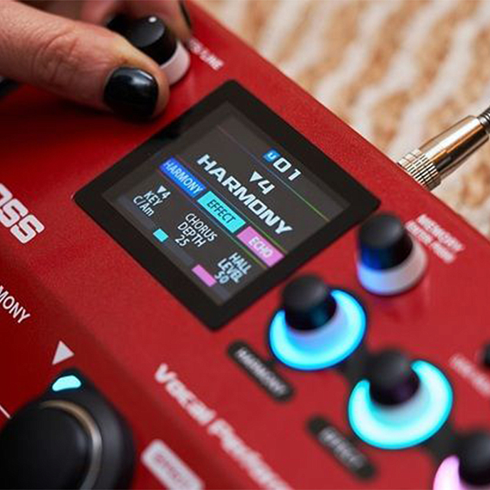 Процессор эффектов Boss VE-22 Vocal Performer Red - рис.5