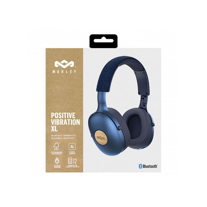 Беспроводные наушники House of Marley Positive Vibration XL Denim - рис.7