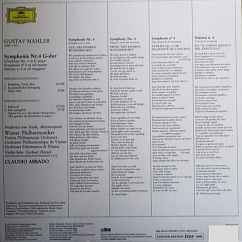 Виниловая пластинка Claudio Abbado, Wiener Philharmoniker. Mahler: Symphony No.4 (Analogue, Original Source) LP