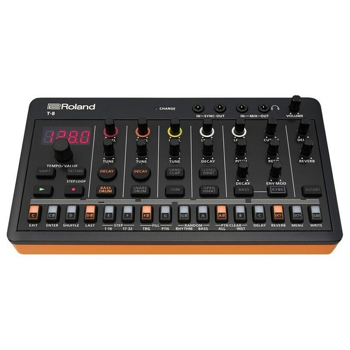 Синтезатор Roland Aira Compact T-8 Black Orange - рис.1