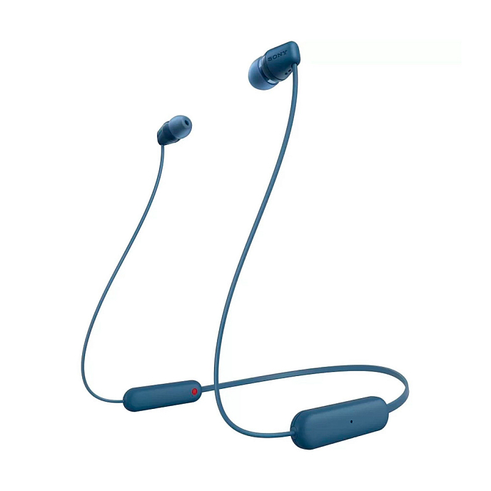 Беспроводные наушники Sony WI-C100 Blue - рис.0