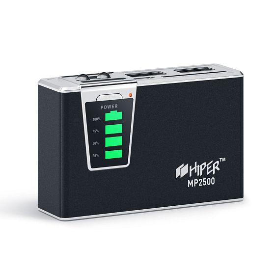 Внешний аккумулятор Hiper Power Bank MP2500 Black - рис.0