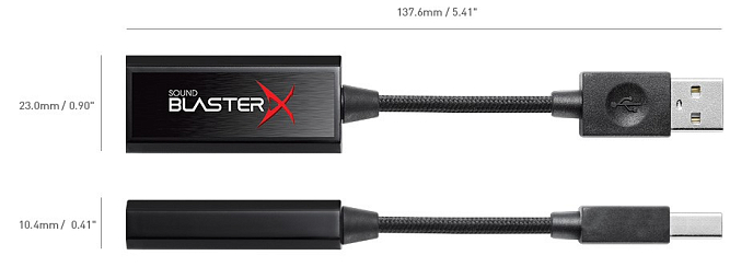 Внешняя звуковая карта Creative Sound BlasterX G1 - рис.7
