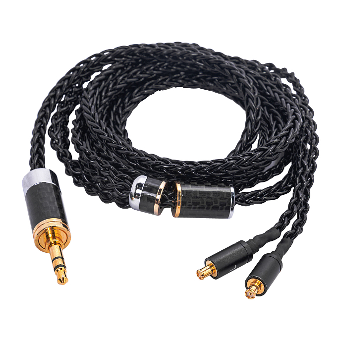 Кабель HeadMade IEM A2DC - 3.5mm Black 1.2m - рис.0