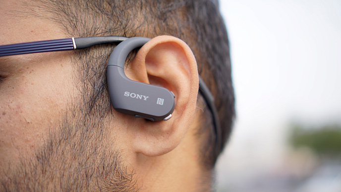Наушники-плеер Sony NW-WS623 4gb blue - рис.5