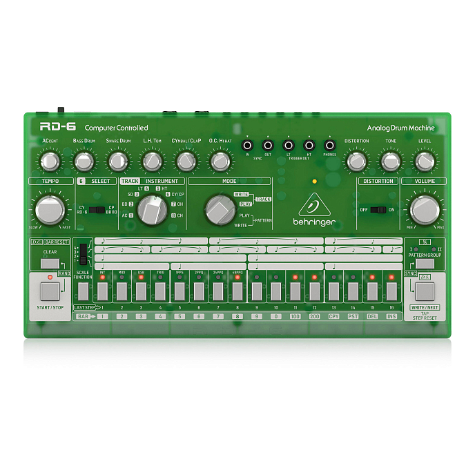 Синтезатор Behringer RD-6-LM Lime - рис.0