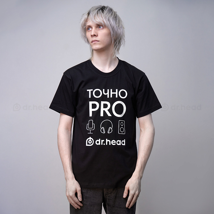 Футболка Dr.Head футболка Точно PRO размер S черный - рис.2