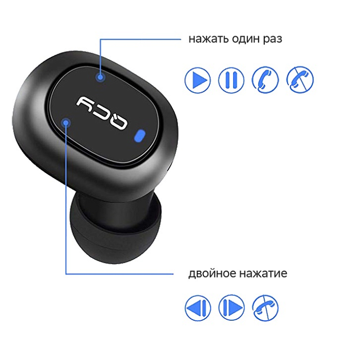 Беспроводные наушники QCY T1 Black - рис.7