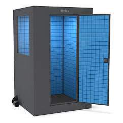 Акустическая кабина IzoRoom Standard Plus with window Graphite Blue