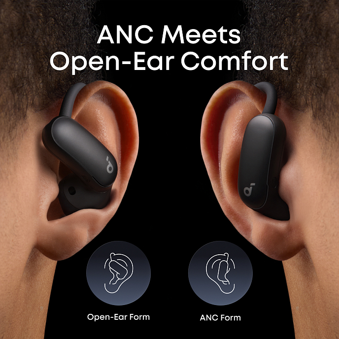 Беспроводные наушники Anker Soudncore AeroFit 2 Pro Black - рис.3