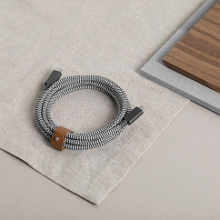 Кабель Native Union Belt Cable Pro USB-C - USB-C Zebra 2.4m